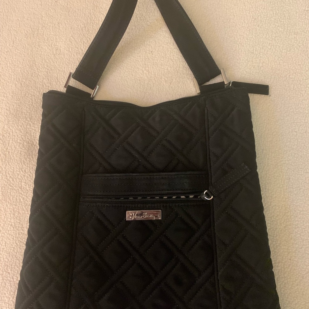 Vera Bradley Black Quilted Shoulder Bag